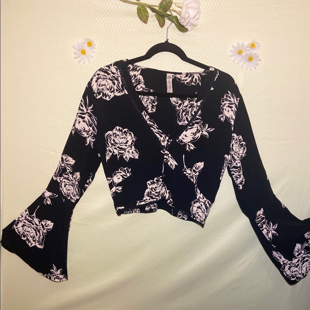 American Rag Floral Blouse